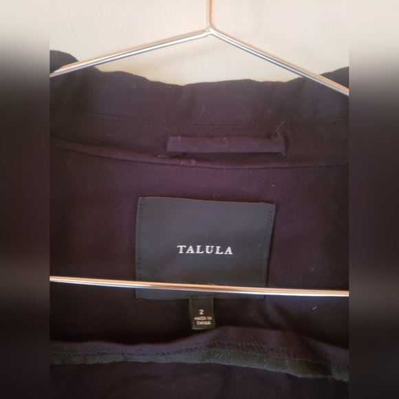 Talula black blazer size 2 - Picture 2 of 3